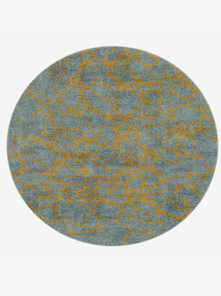 Auric  Round Hand Knotted Bamboo Silk Custom Rug by Rug Artisan