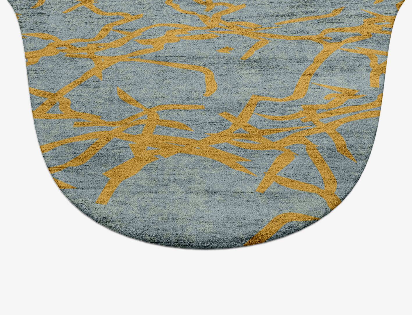 Auric  Drop Hand Tufted Bamboo Silk Custom Rug by Rug Artisan