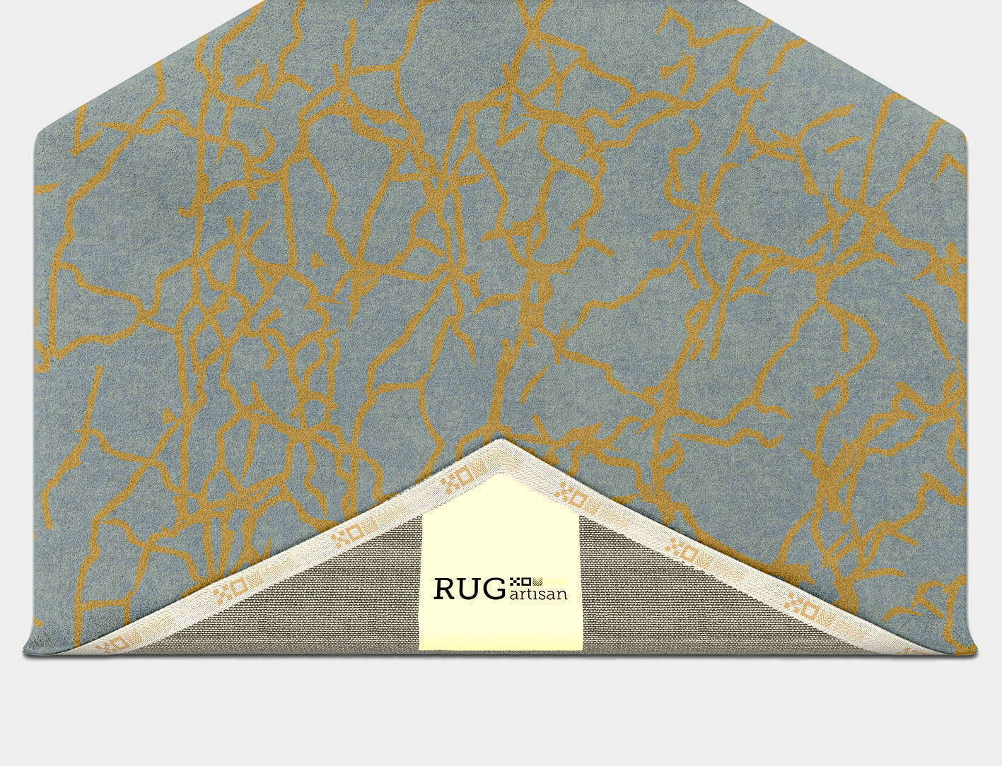 Auric  Hexagon Hand Tufted Pure Wool Custom Rug by Rug Artisan