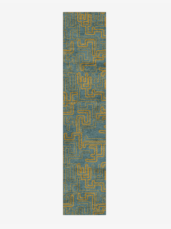 Aurum  Runner Hand Knotted Bamboo Silk Custom Rug by Rug Artisan