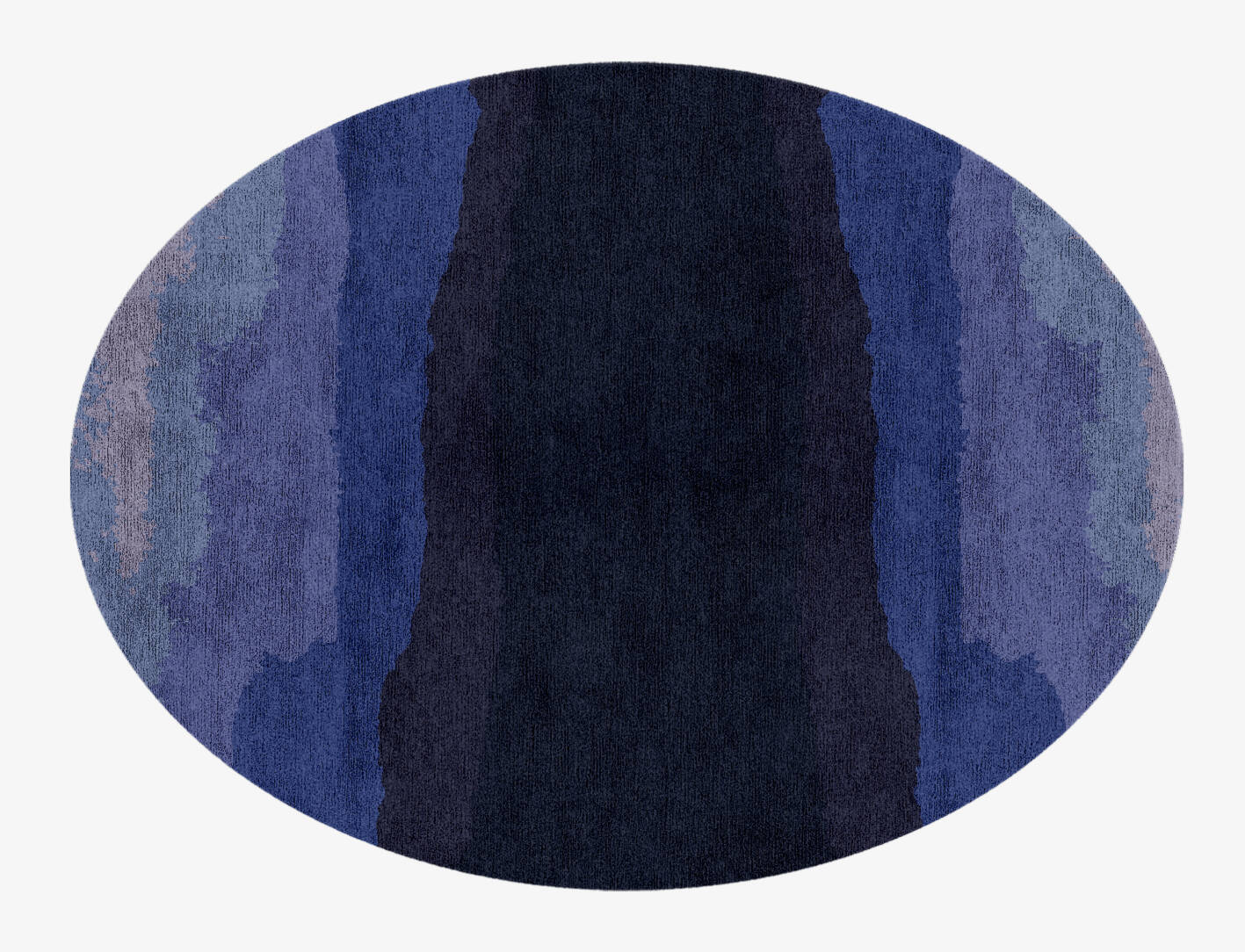 Austin Gradation Oval Hand Knotted Bamboo Silk Custom Rug by Rug Artisan