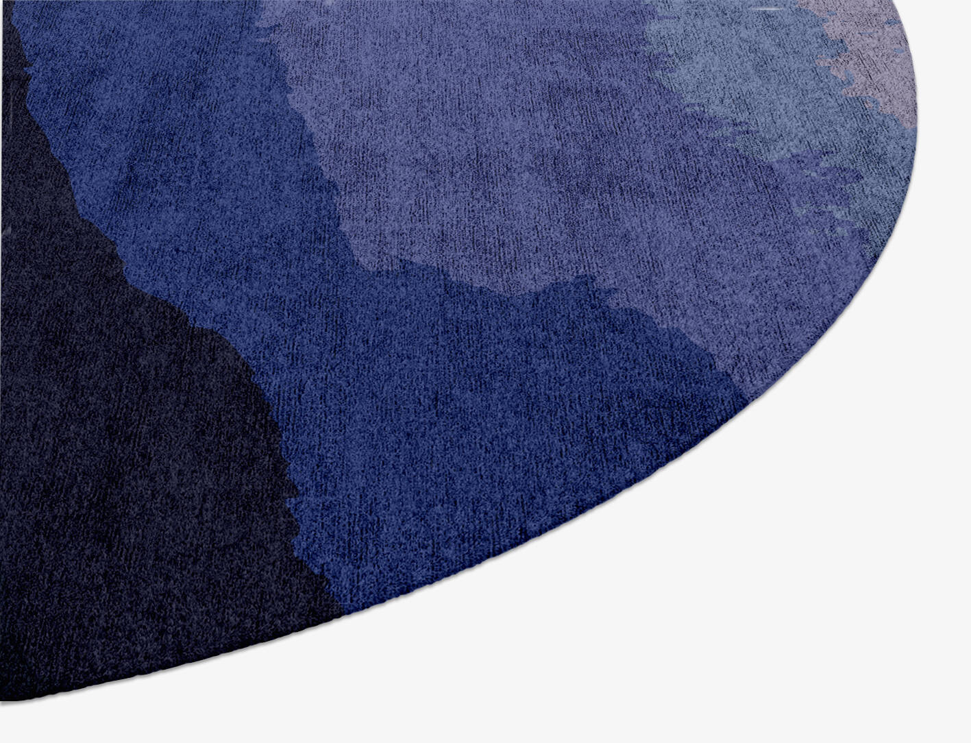 Austin Gradation Oval Hand Knotted Bamboo Silk Custom Rug by Rug Artisan