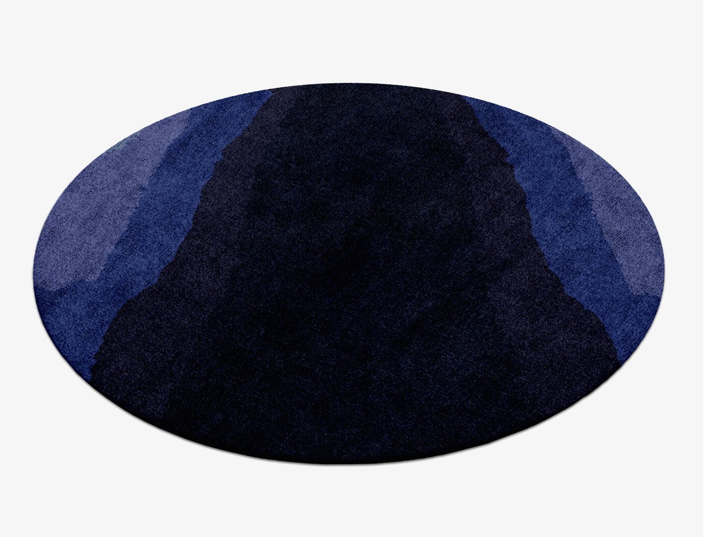 Austin Gradation Round Hand Knotted Bamboo Silk Custom Rug by Rug Artisan