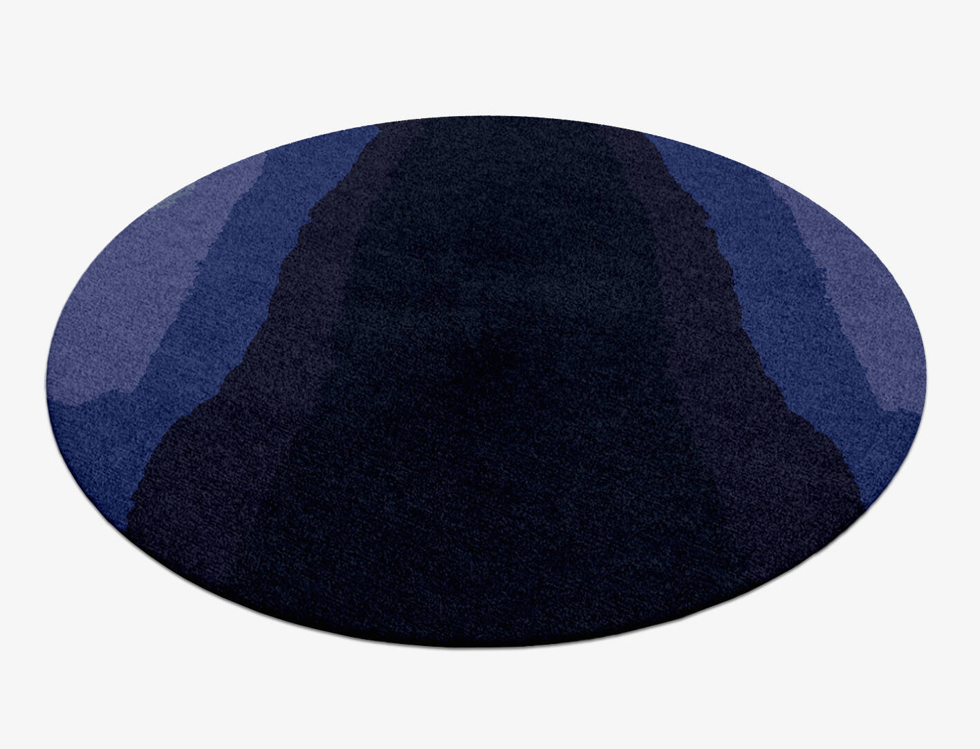 Austin Gradation Round Hand Knotted Tibetan Wool Custom Rug by Rug Artisan