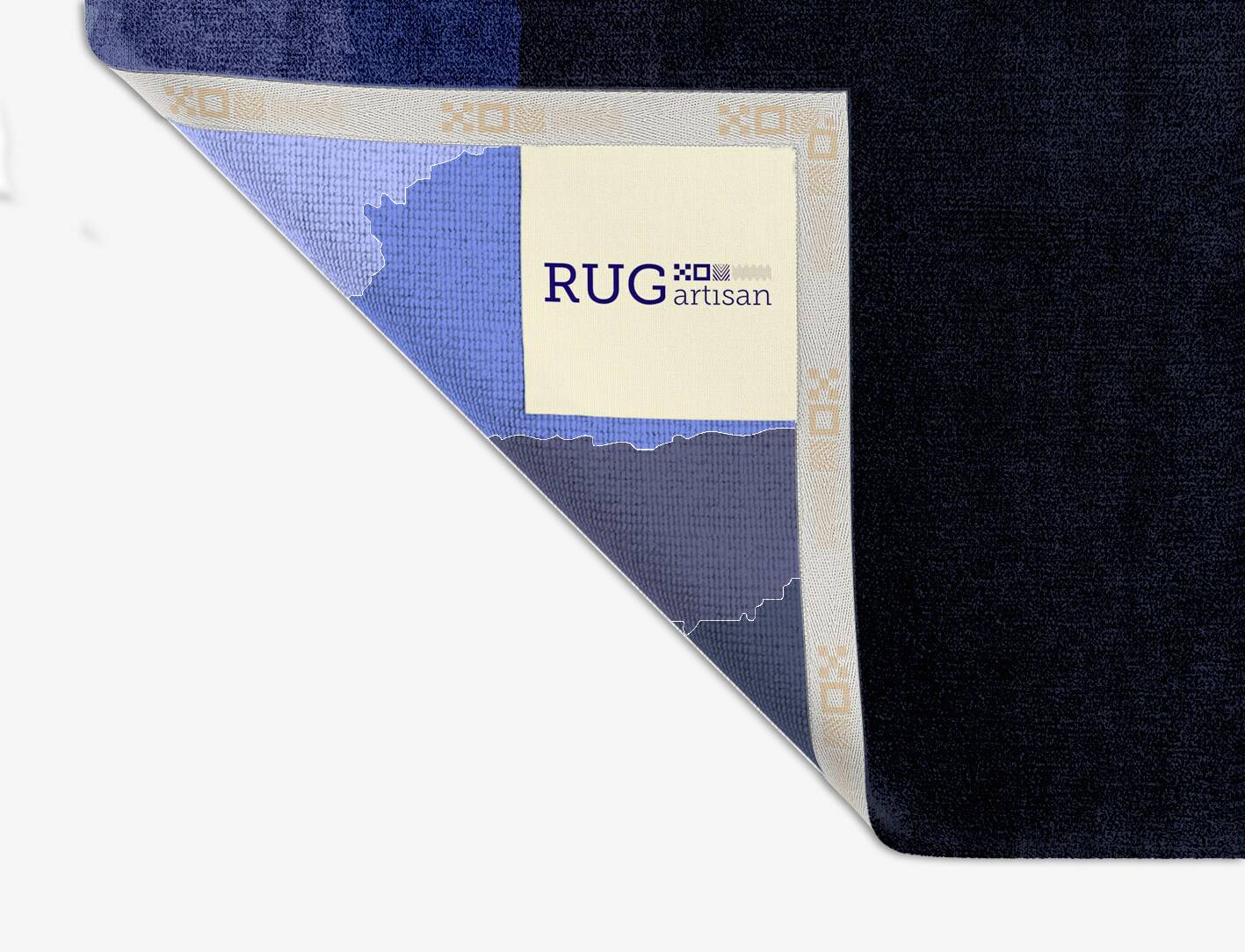 Austin Gradation Square Hand Knotted Bamboo Silk Custom Rug by Rug Artisan