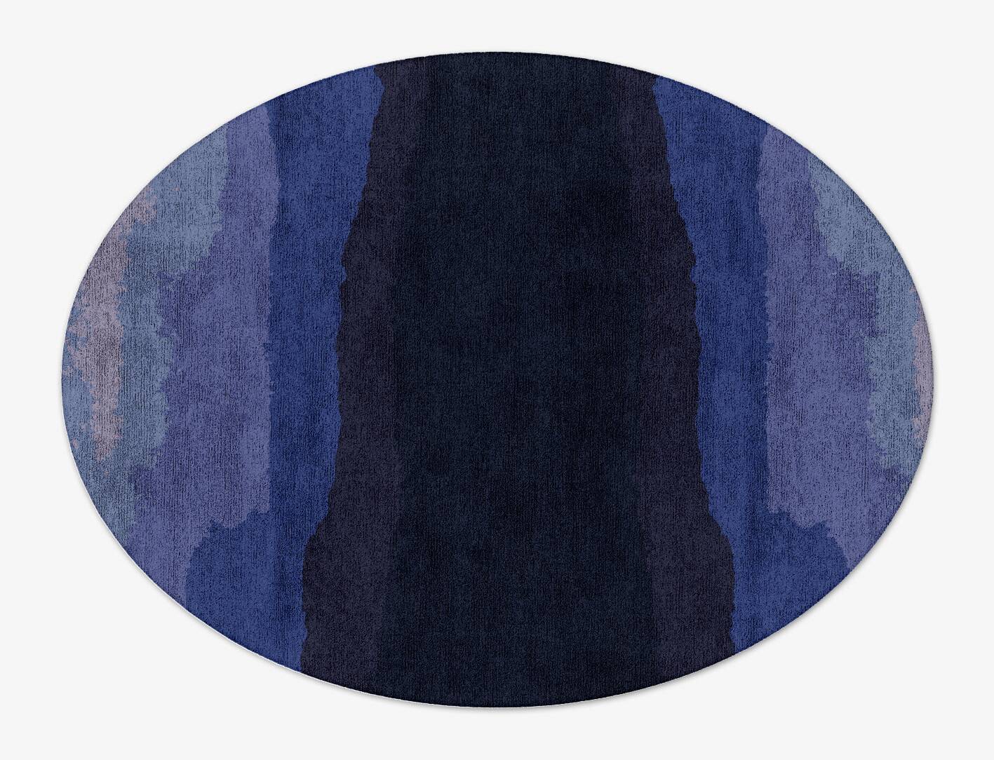 Austin Gradation Oval Hand Tufted Bamboo Silk Custom Rug by Rug Artisan