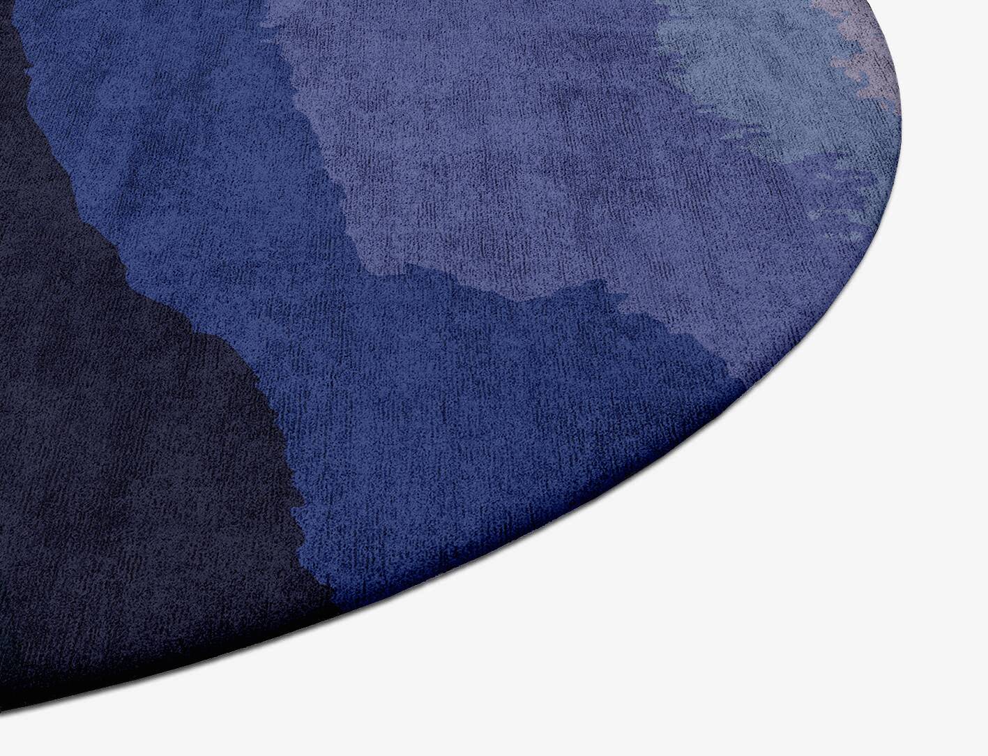 Austin Gradation Oval Hand Tufted Bamboo Silk Custom Rug by Rug Artisan