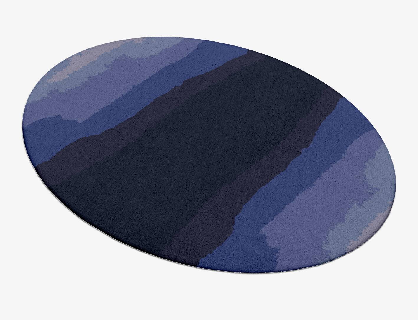 Austin Gradation Oval Hand Tufted Pure Wool Custom Rug by Rug Artisan