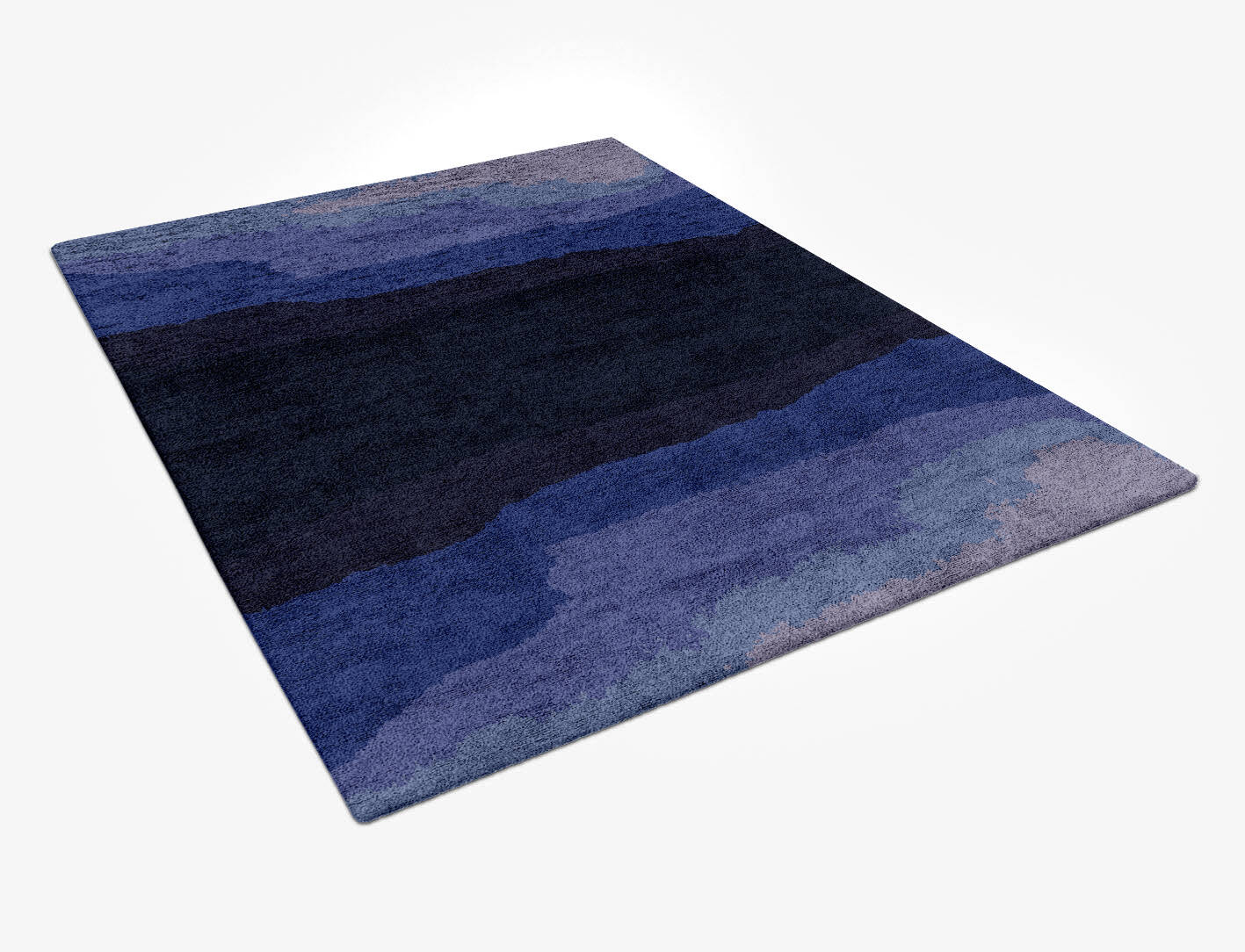 Austin Gradation Rectangle Hand Tufted Bamboo Silk Custom Rug by Rug Artisan