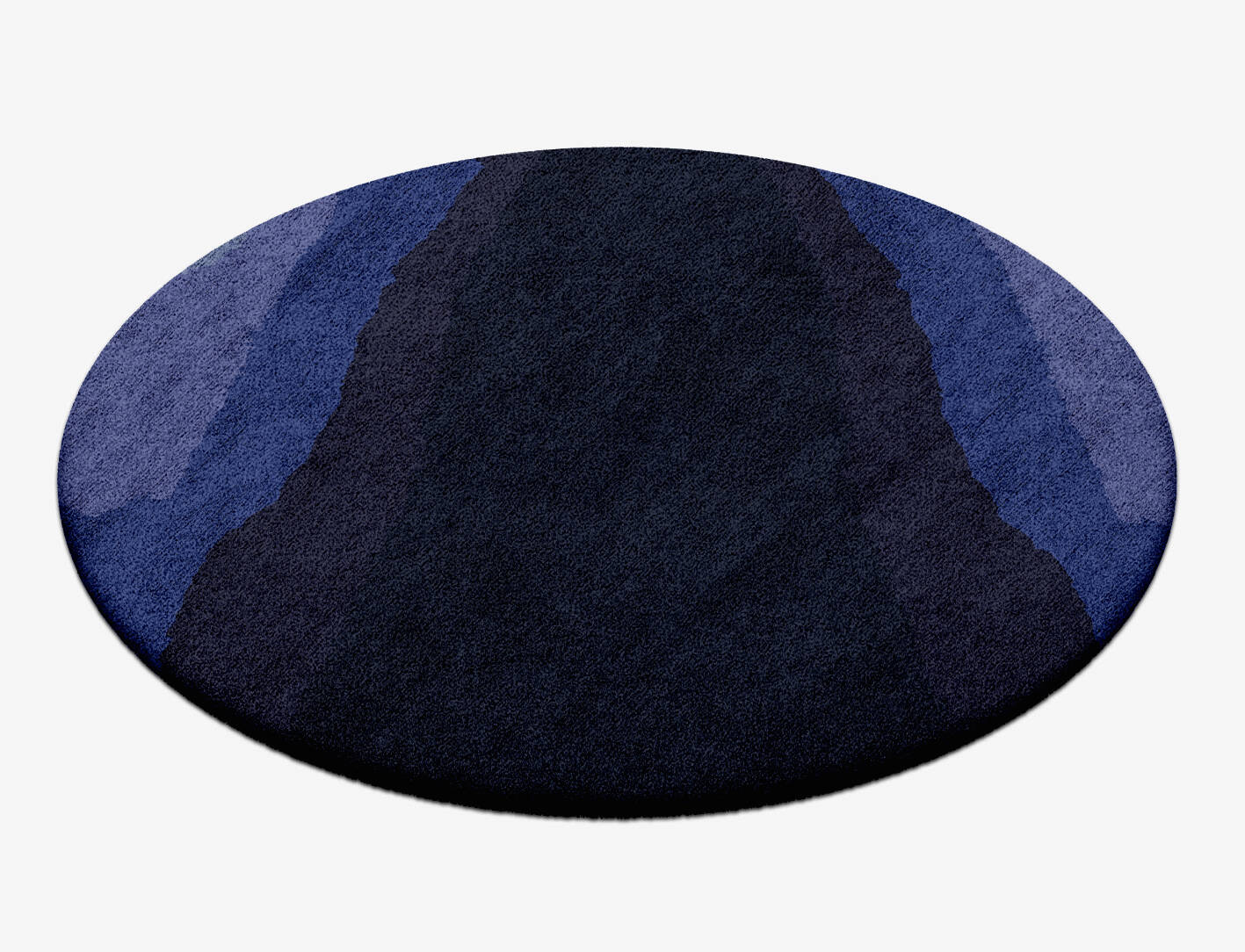 Austin Gradation Round Hand Tufted Bamboo Silk Custom Rug by Rug Artisan