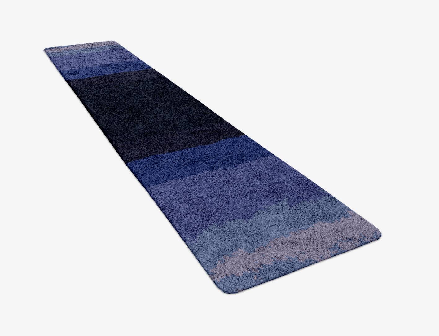 Austin Gradation Runner Hand Tufted Bamboo Silk Custom Rug by Rug Artisan