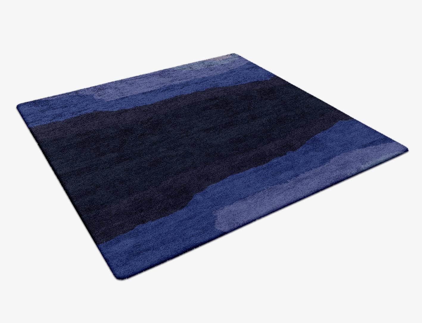 Austin Gradation Square Hand Tufted Bamboo Silk Custom Rug by Rug Artisan