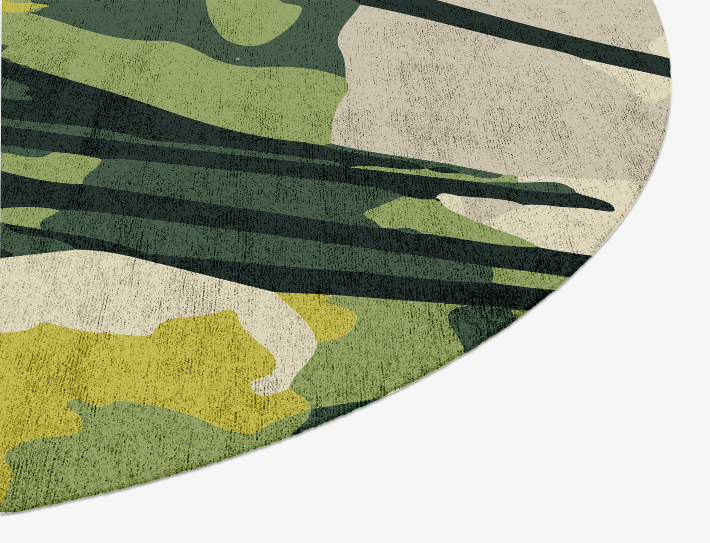 Autumn Floral Oval Hand Knotted Bamboo Silk Custom Rug by Rug Artisan