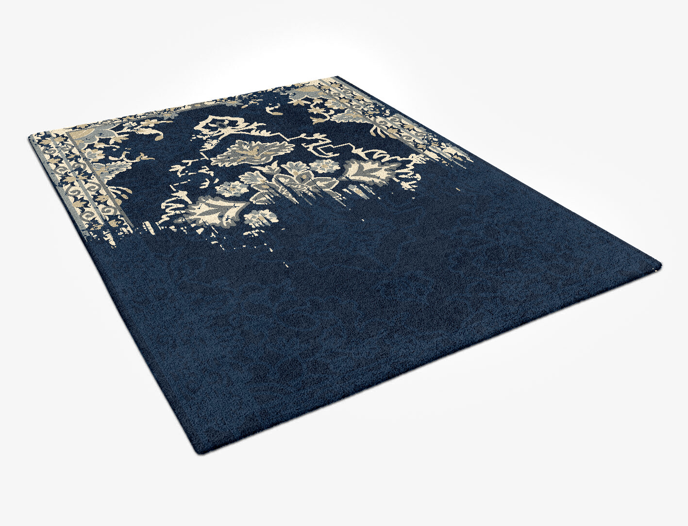 Ava Persian Bagh Rectangle Hand Tufted Pure Wool Custom Rug by Rug Artisan