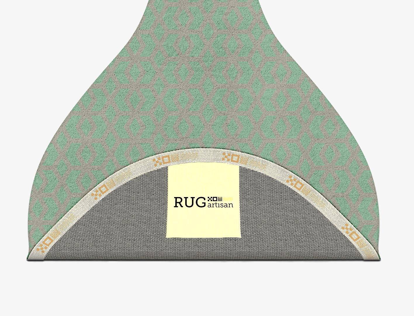 Aviva Geometric Drop Hand Tufted Pure Wool Custom Rug by Rug Artisan