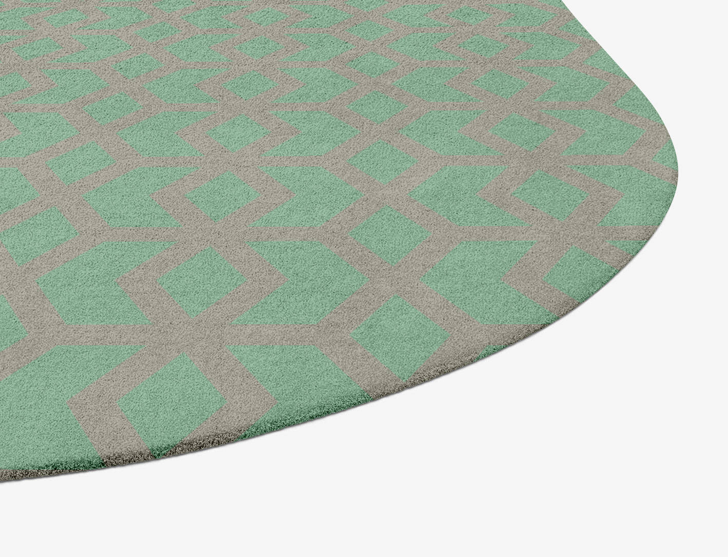 Aviva Geometric Oblong Hand Tufted Pure Wool Custom Rug by Rug Artisan