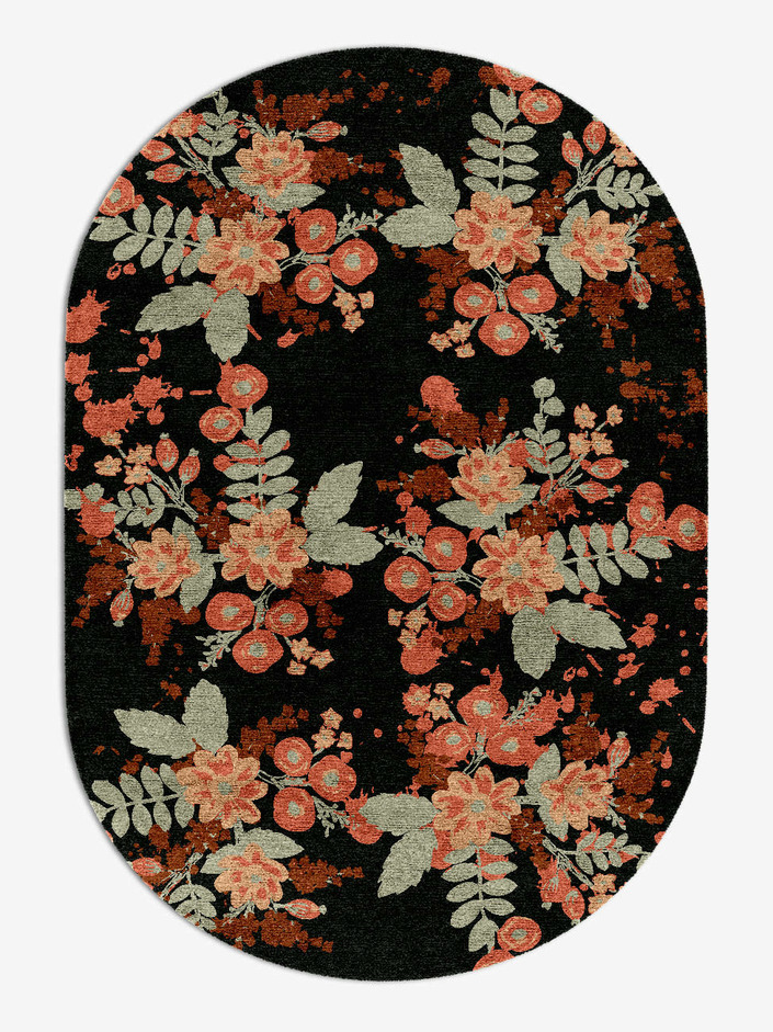Azalea Floral Capsule Hand Knotted Bamboo Silk Custom Rug by Rug Artisan