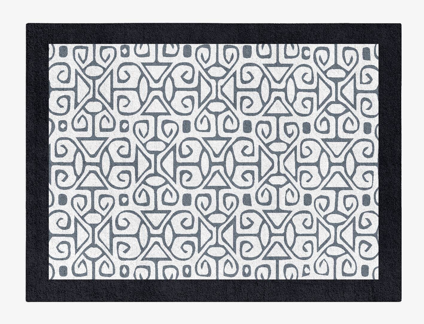 Azlan Grey Monochrome Rectangle Hand Tufted Pure Wool Custom Rug by Rug Artisan