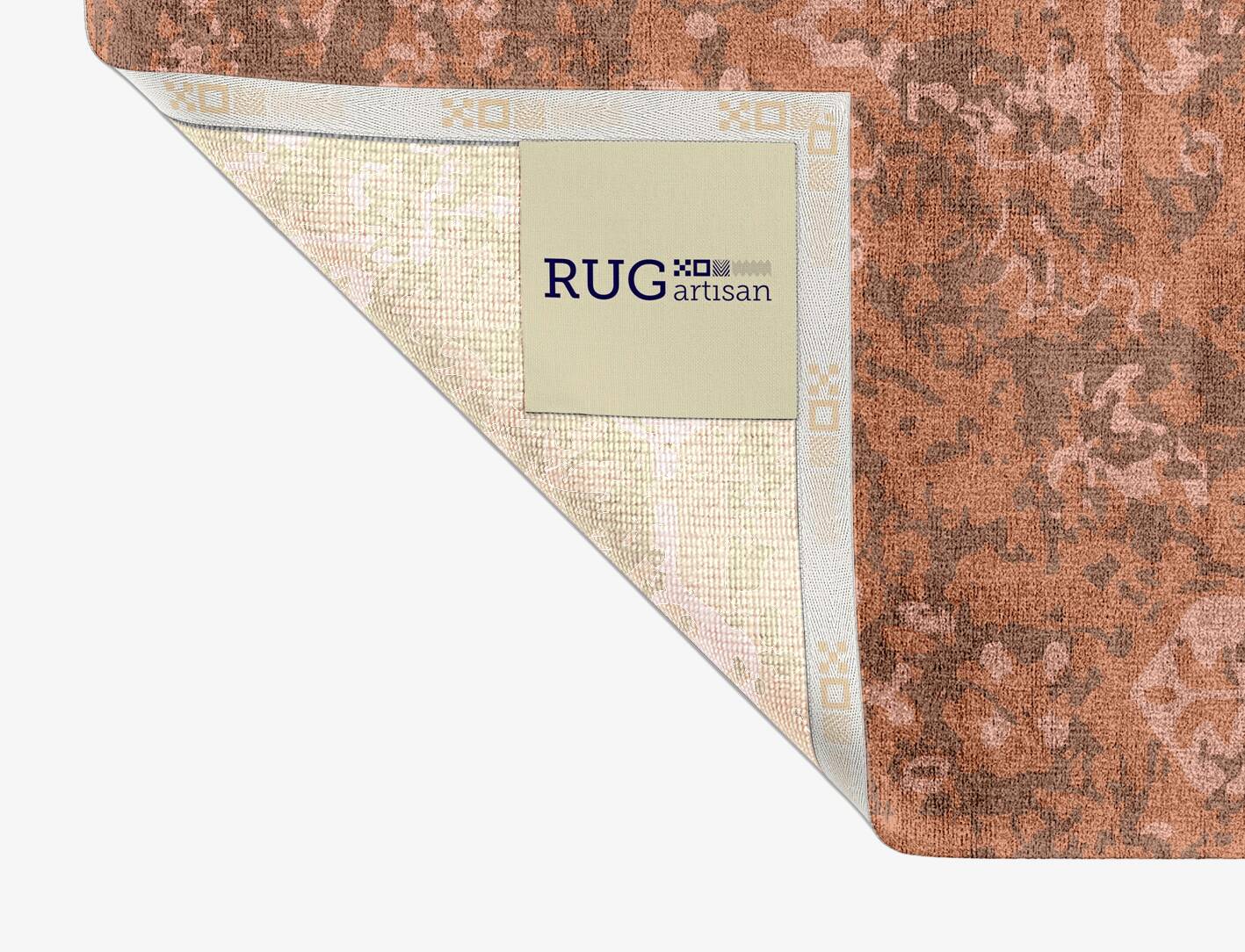 Aztec Prints Vintage Rectangle Hand Knotted Bamboo Silk Custom Rug by Rug Artisan