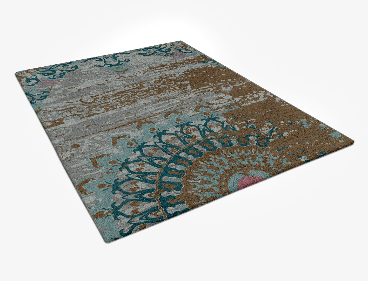 Azura Persian Bagh Rectangle Hand Tufted Pure Wool Custom Rug by Rug Artisan