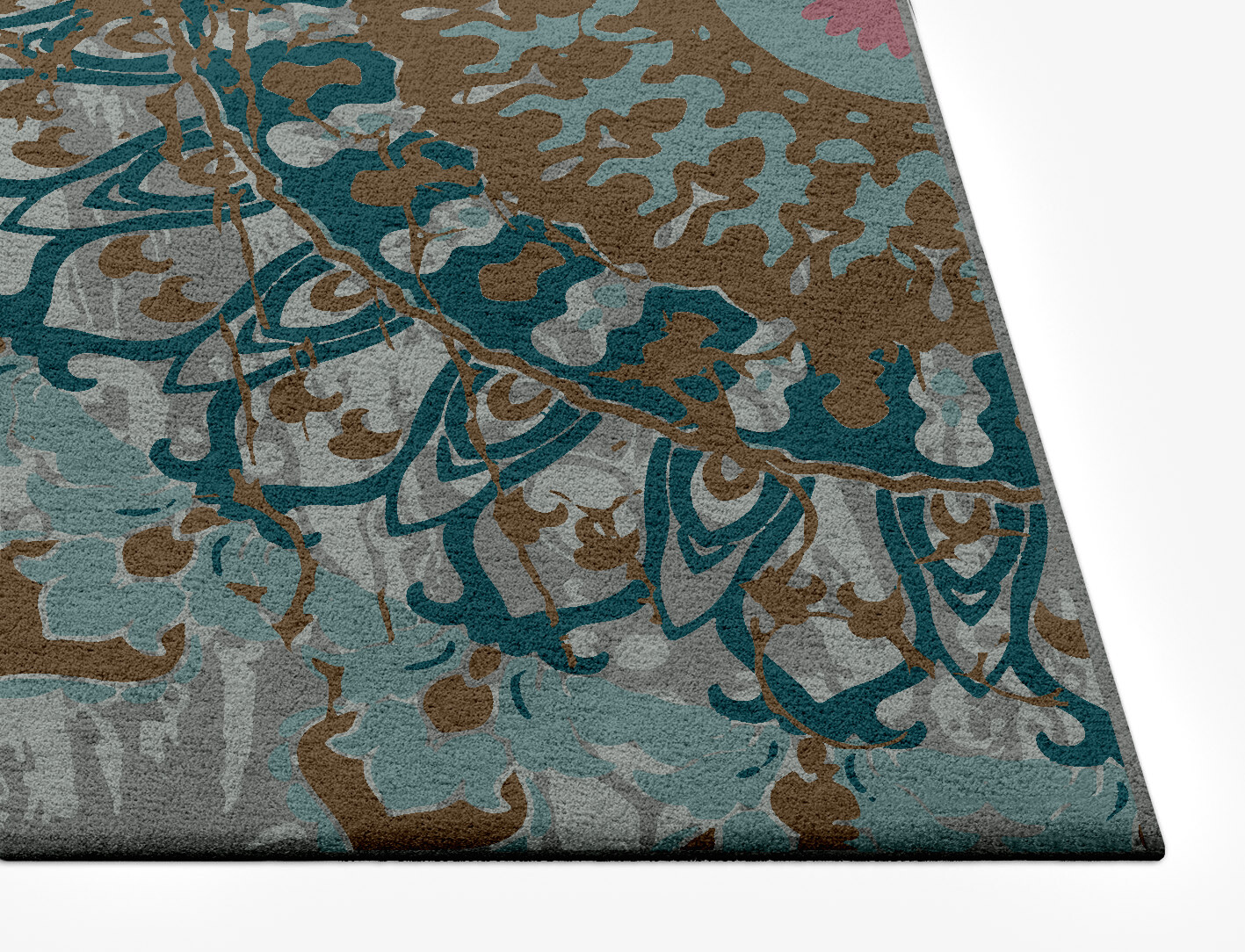 Azura Persian Bagh Rectangle Hand Tufted Pure Wool Custom Rug by Rug Artisan