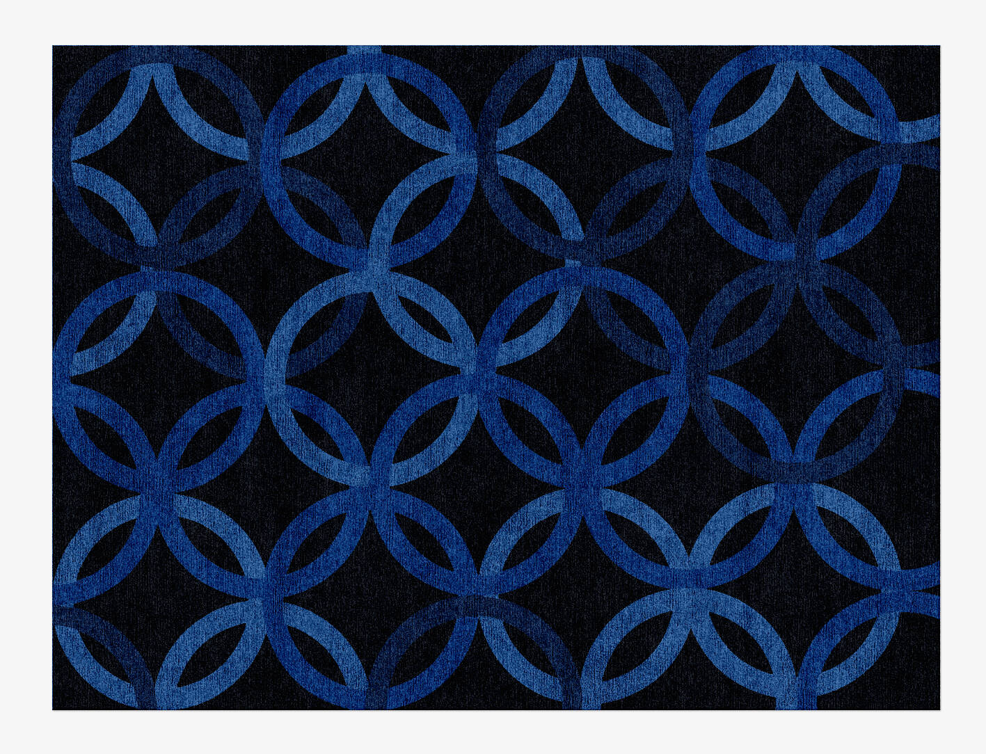 Bague Geometric Rectangle Hand Knotted Bamboo Silk Custom Rug by Rug Artisan