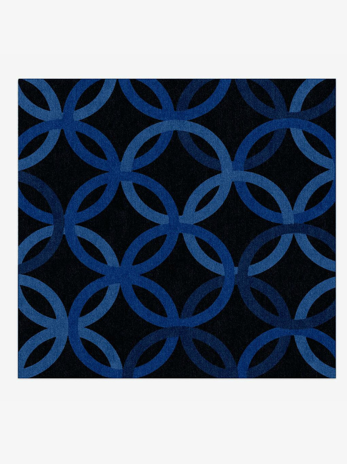 Bague Geometric Square Hand Knotted Tibetan Wool Custom Rug by Rug Artisan