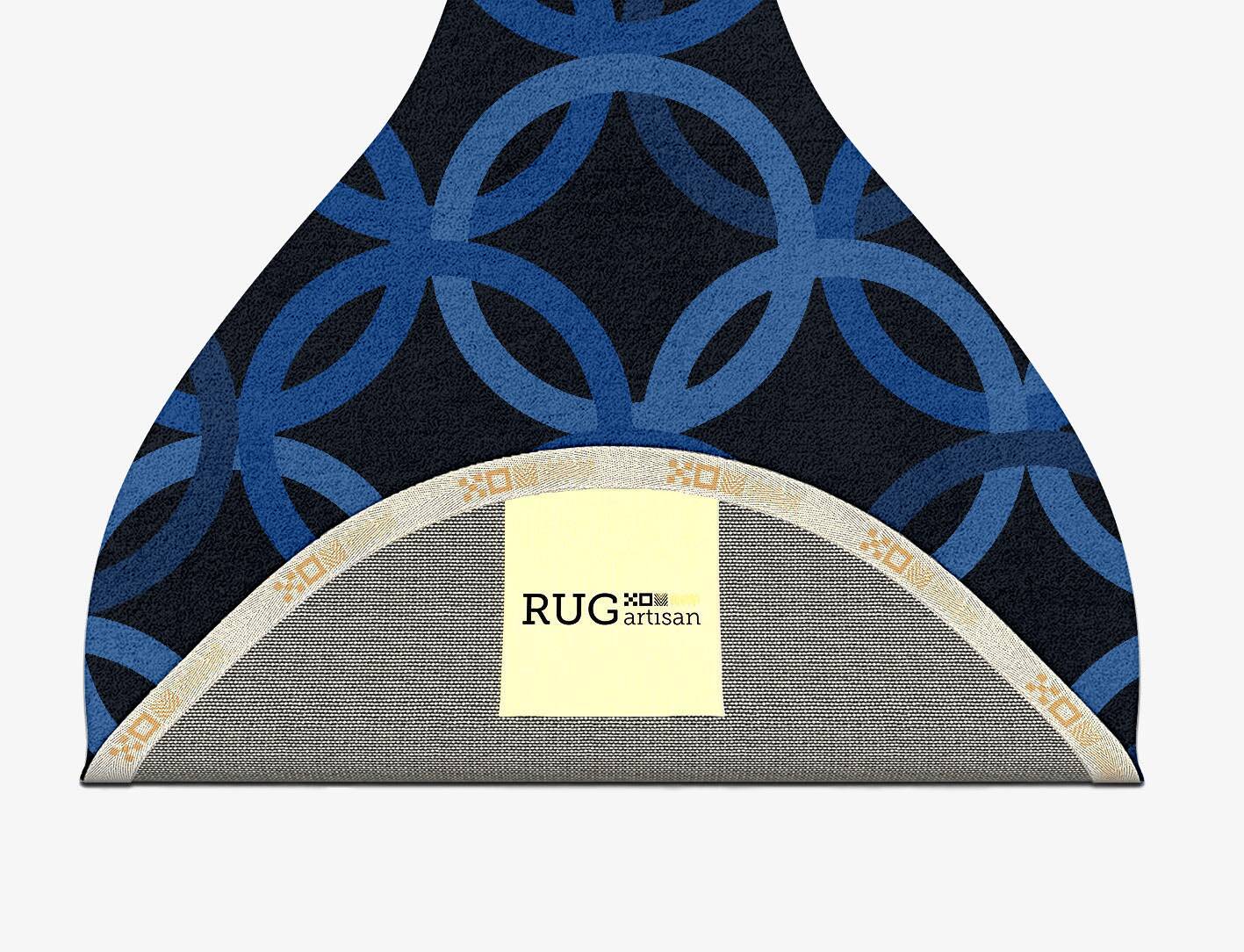 Bague Geometric Drop Hand Tufted Pure Wool Custom Rug by Rug Artisan