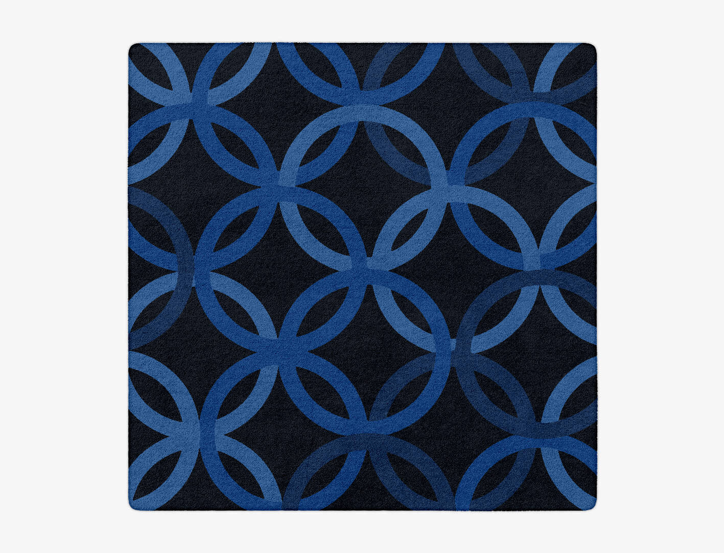 Bague Geometric Square Hand Tufted Pure Wool Custom Rug by Rug Artisan