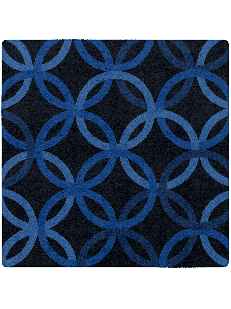 Bague Geometric Square Hand Tufted Pure Wool Custom Rug by Rug Artisan