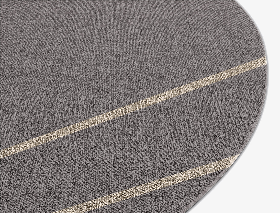 Balk Minimalist Round Flatweave New Zealand Wool Custom Rug by Rug Artisan