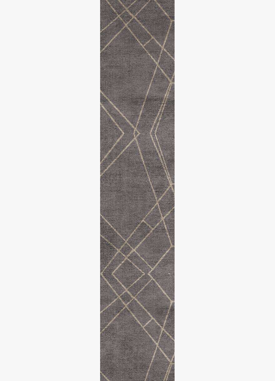 Balk Minimalist Runner Flatweave Bamboo Silk Custom Rug by Rug Artisan
