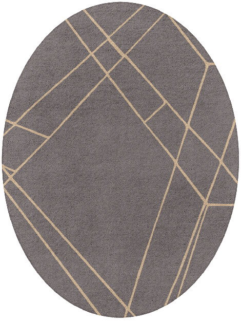 Balk Minimalist Oval Hand Tufted Pure Wool Custom Rug by Rug Artisan