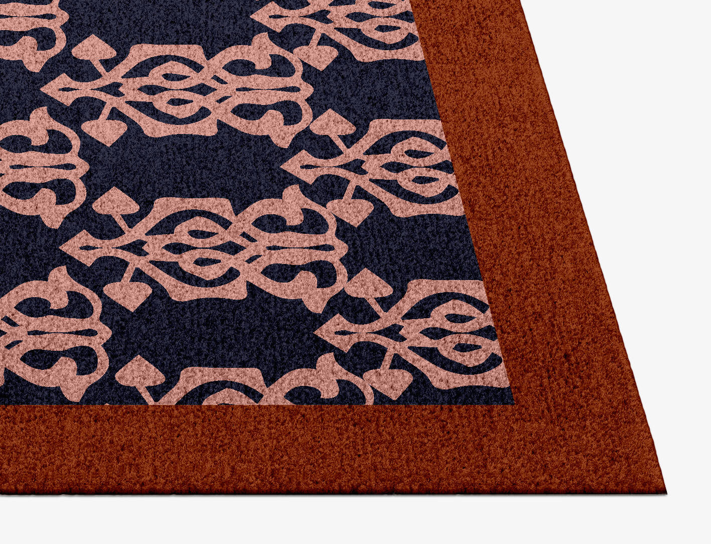 Balustrade Geometric Rectangle Hand Knotted Tibetan Wool Custom Rug by Rug Artisan