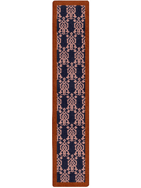 Balustrade Geometric Runner Hand Tufted Pure Wool Custom Rug by Rug Artisan