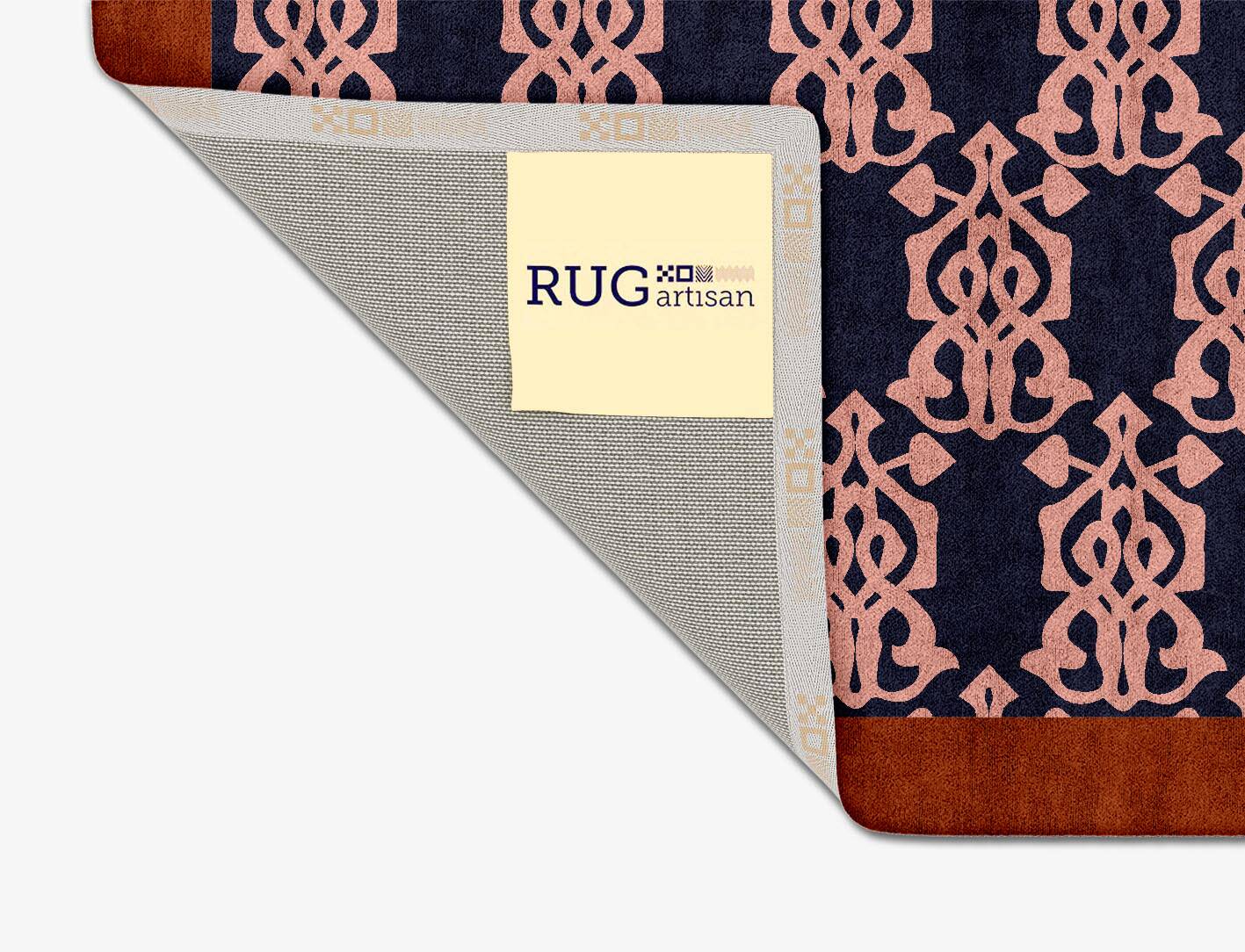 Balustrade Geometric Square Hand Tufted Bamboo Silk Custom Rug by Rug Artisan