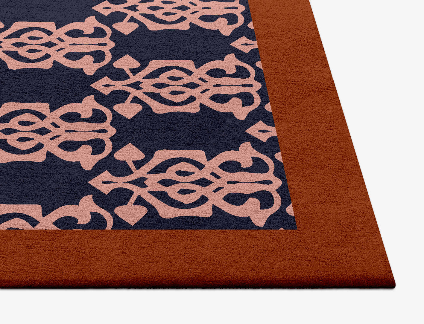 Balustrade Geometric Square Hand Tufted Pure Wool Custom Rug by Rug Artisan
