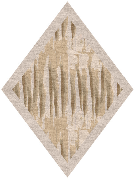 Bamboo Origami Diamond Hand Knotted Tibetan Wool Custom Rug by Rug Artisan