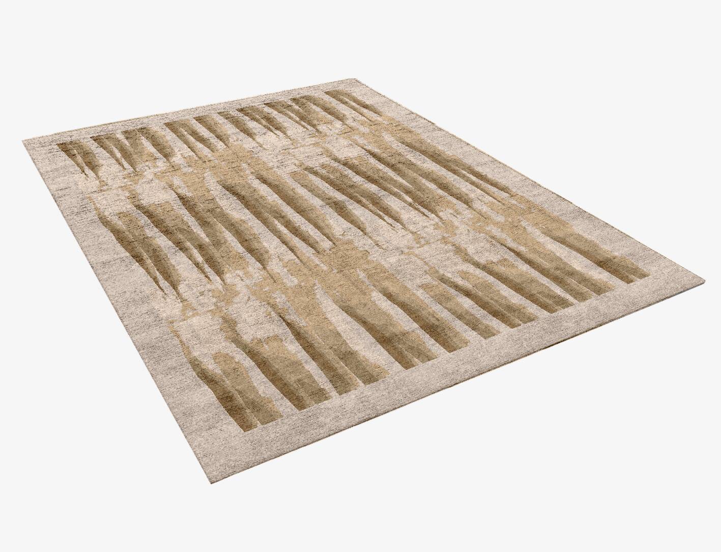 Bamboo Origami Rectangle Hand Knotted Bamboo Silk Custom Rug by Rug Artisan
