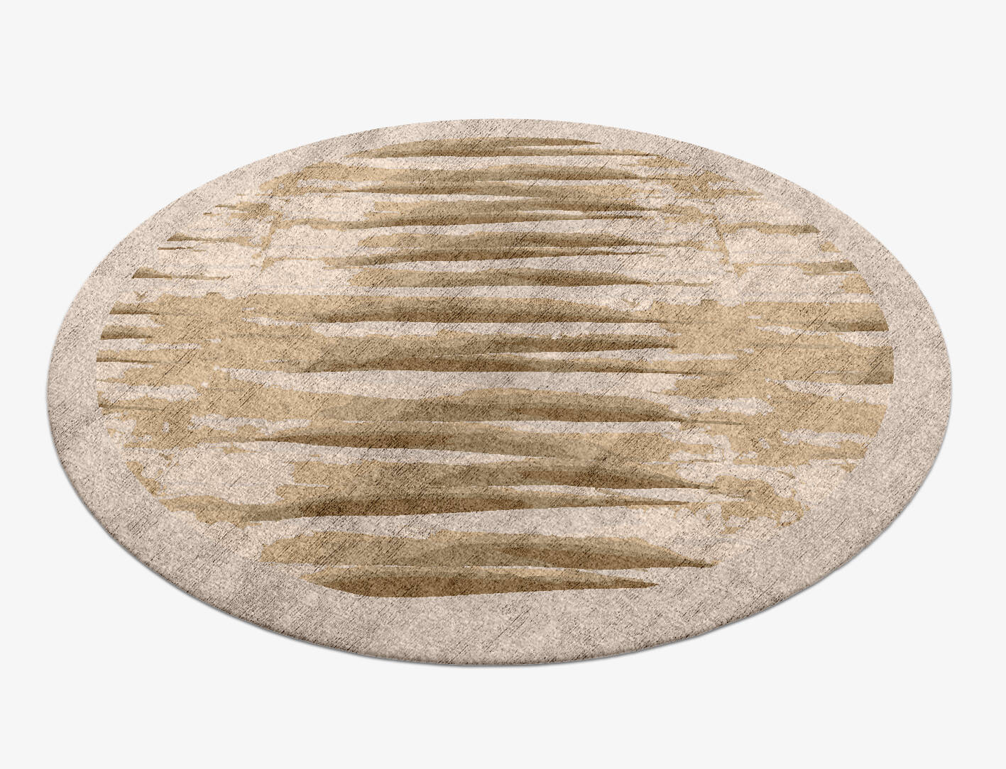 Bamboo Origami Round Hand Knotted Bamboo Silk Custom Rug by Rug Artisan