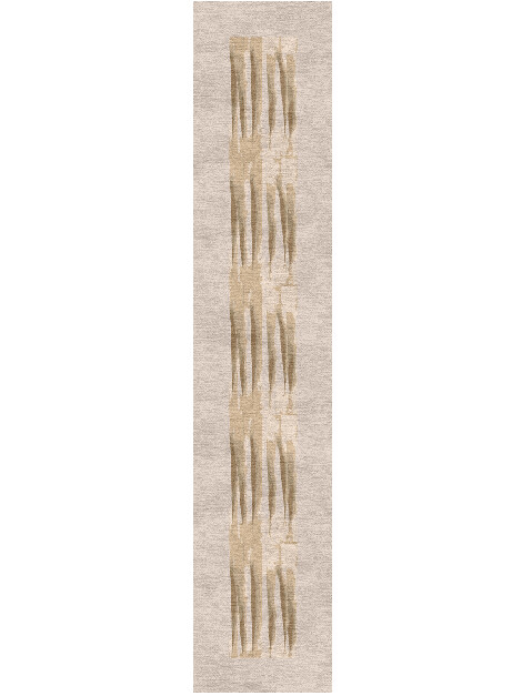 Bamboo Origami Runner Hand Knotted Tibetan Wool Custom Rug by Rug Artisan