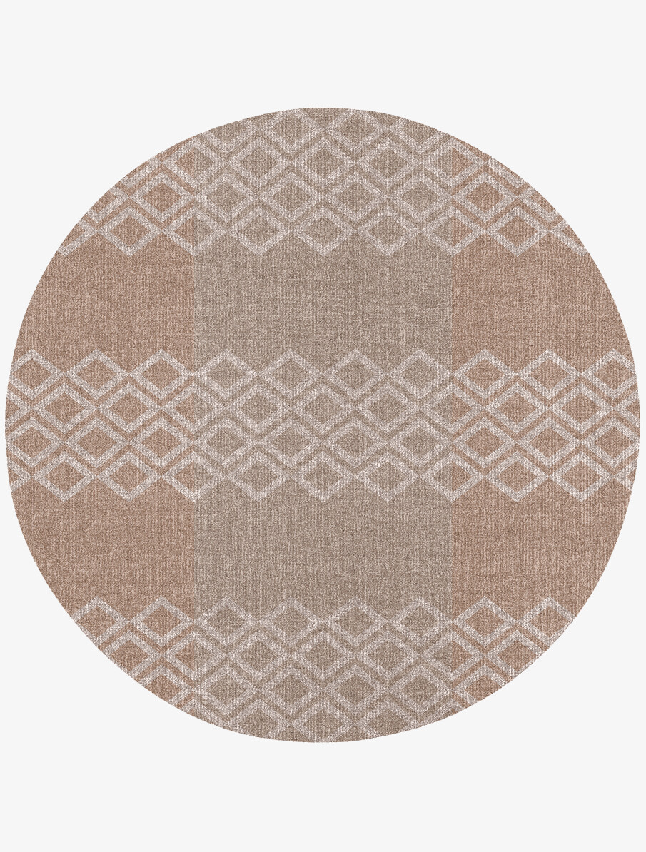 Bandeau Flatweaves Round Flatweave New Zealand Wool Custom Rug by Rug Artisan