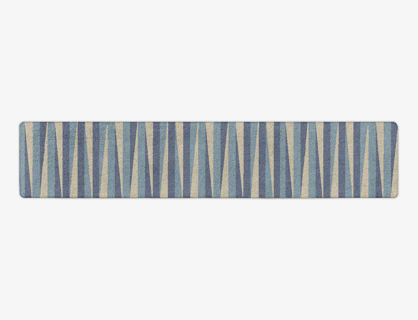 Barcode Modern Geometrics Runner Hand Tufted Pure Wool Custom Rug by Rug Artisan