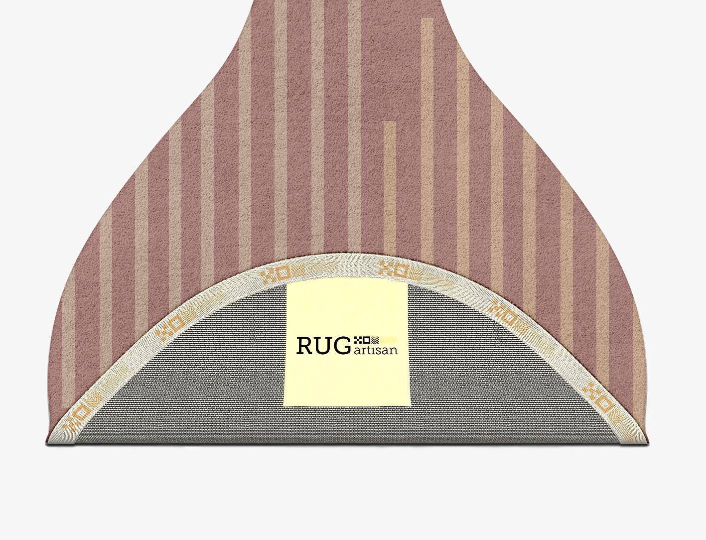 Bars Minimalist Drop Hand Tufted Pure Wool Custom Rug by Rug Artisan