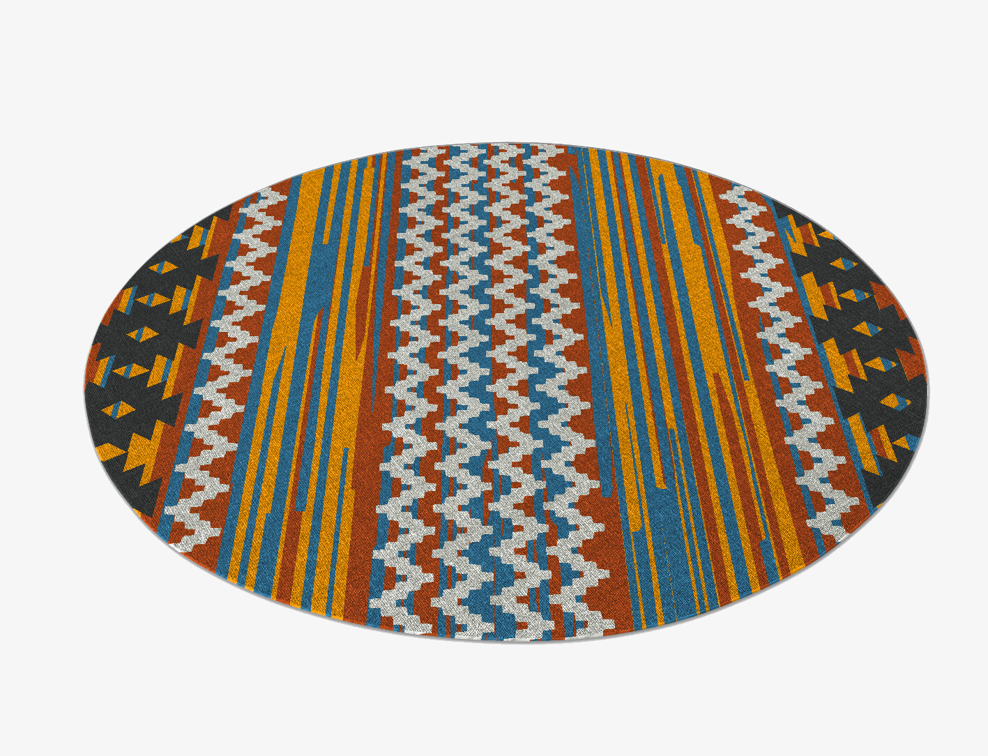 Beam Flatweaves Round Flatweave New Zealand Wool Custom Rug by Rug Artisan