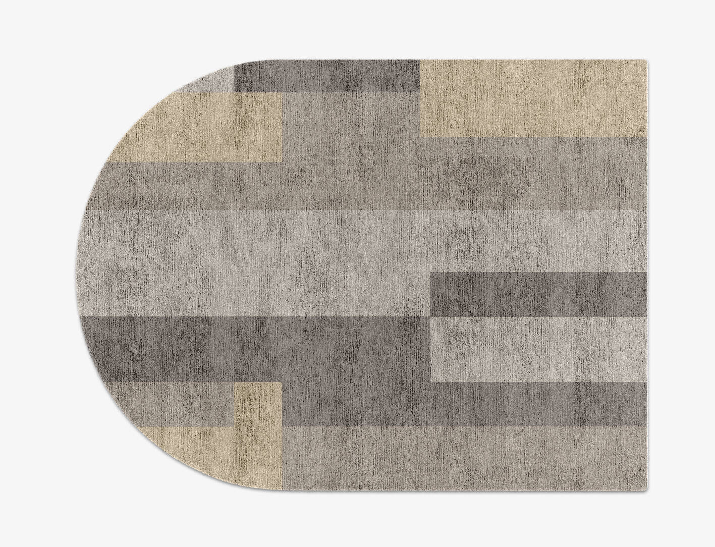 Beamish  Arch Hand Knotted Bamboo Silk Custom Rug by Rug Artisan