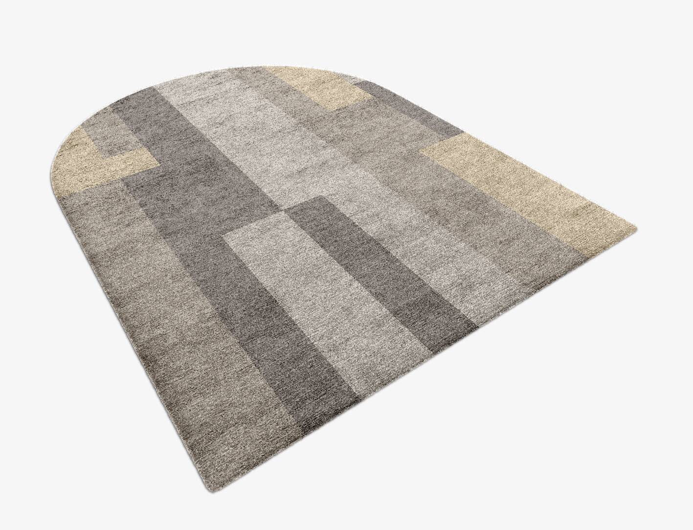 Beamish  Arch Hand Knotted Bamboo Silk Custom Rug by Rug Artisan