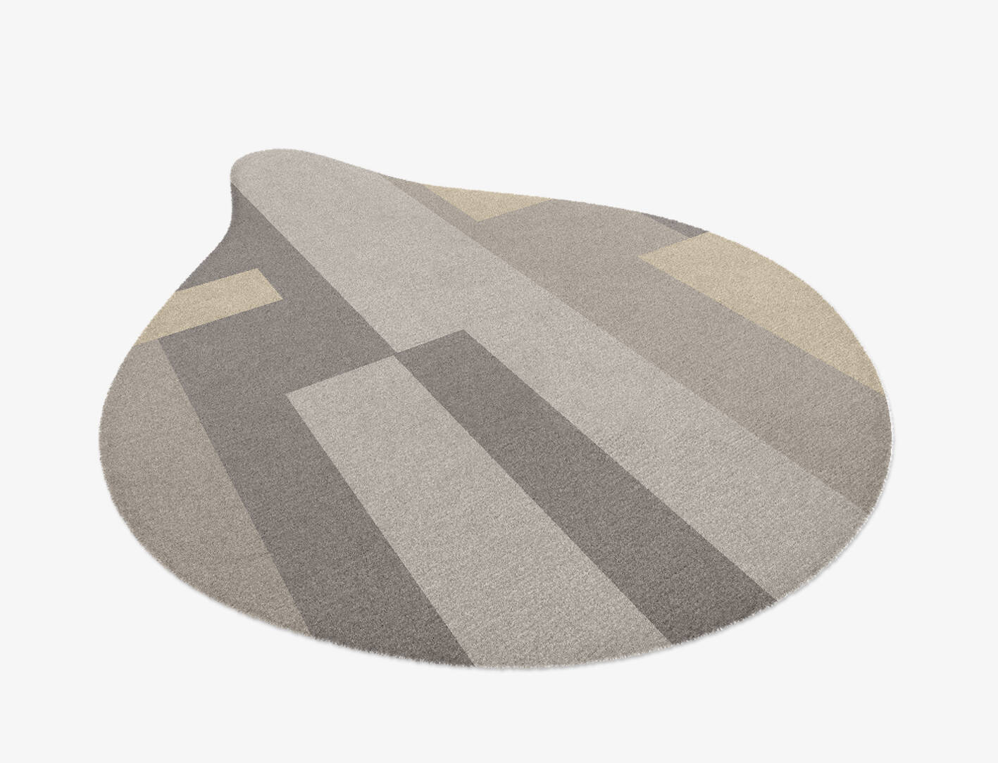 Beamish  Drop Hand Knotted Tibetan Wool Custom Rug by Rug Artisan