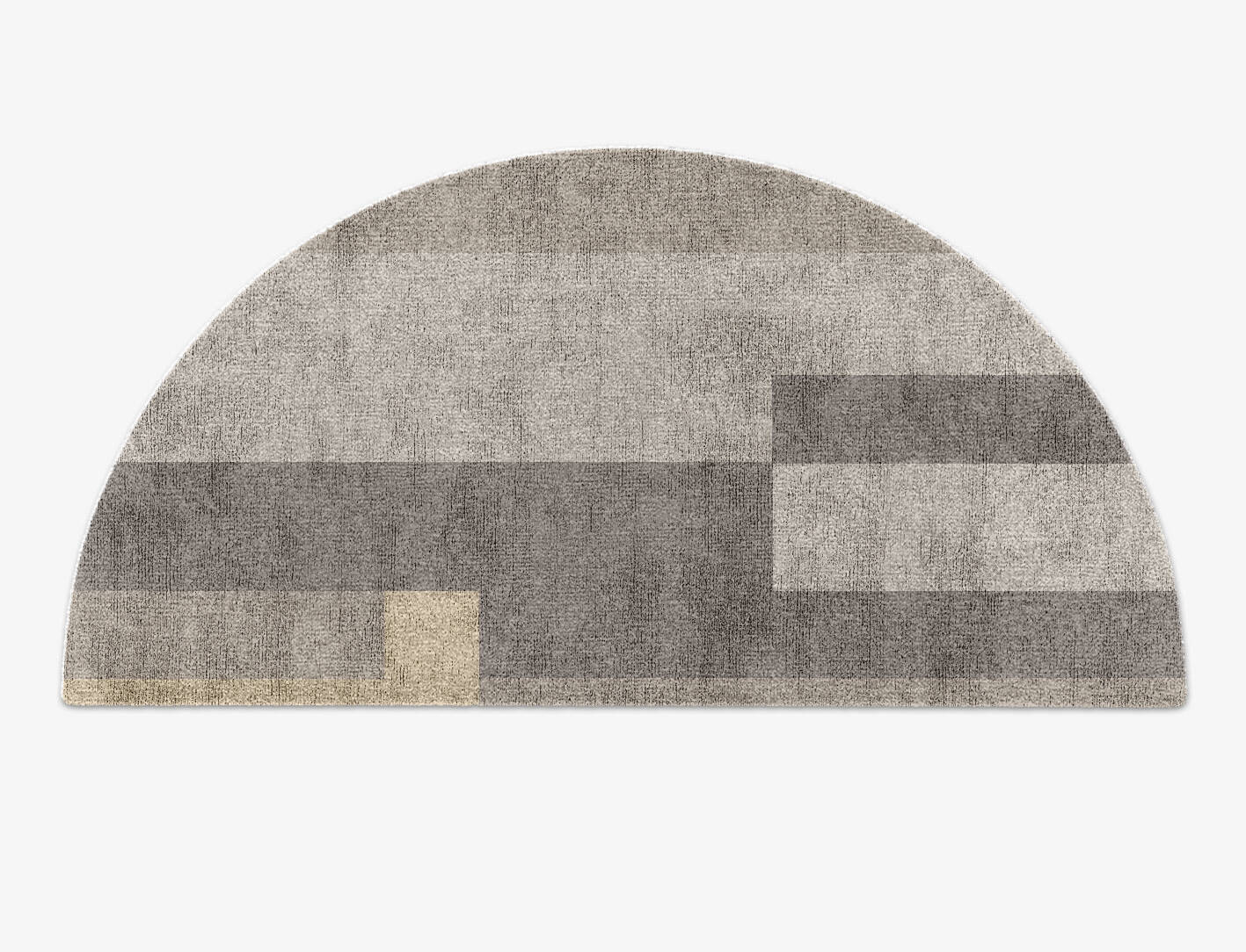 Beamish  Halfmoon Hand Knotted Bamboo Silk Custom Rug by Rug Artisan