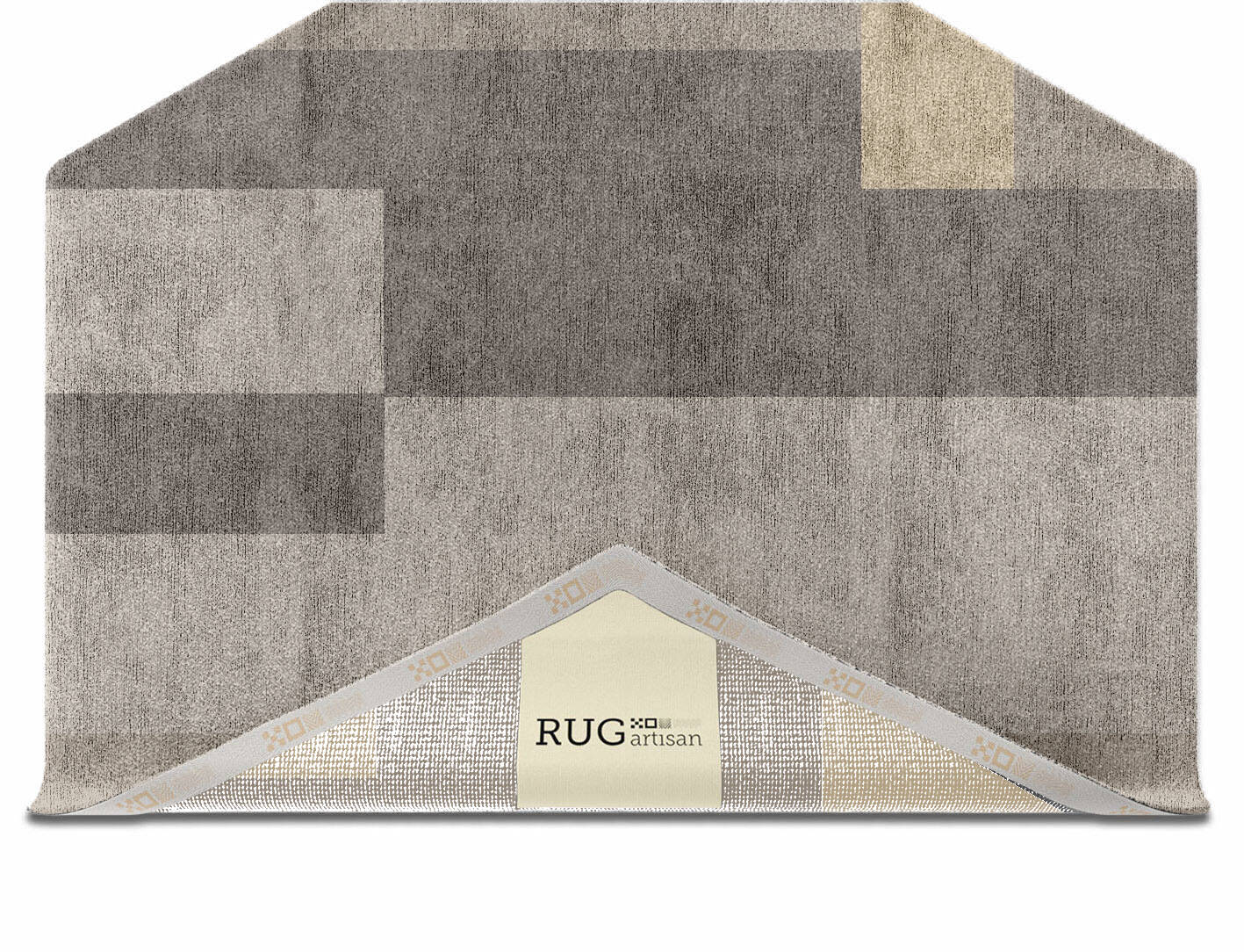 Beamish  Hexagon Hand Knotted Bamboo Silk Custom Rug by Rug Artisan